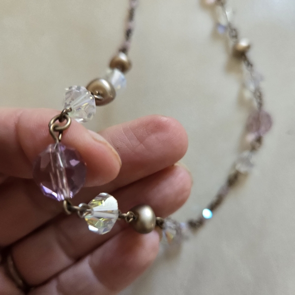 Kirks Folly Choker Necklace Crystals Multicolor Sparkly Statement Layering - Picture 5 of 11